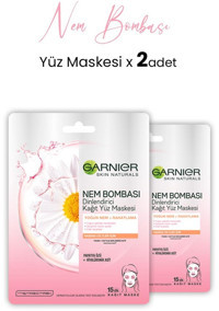 Garnier Dinlendirici Nemlendiricili Kağıt Yüz Maskesi 2x28 gr