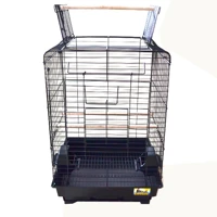 EuroGold Açılır Çatılı Papağan Kafesi Pirinç 40,5x40,5x59,5 Cm