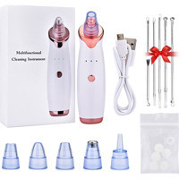 Buyfun Multifunctional Şarjlı Vakumlu Siyah Nokta Temizleme Aleti Beyaz
