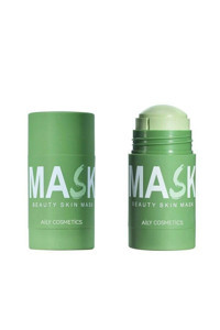 Aily Cosmetics Green Tea Stick Aloe Veralı Nemlendiricili Krem Yüz Maskesi