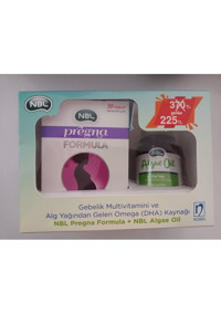 Nbl Pregna Formula+Algae Oil Yetişkin Mineral 2x30 Adet