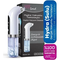 Sheland Hydra Led Ekranlı Buharlı Şarjlı Vakumlu Siyah Nokta Temizleme Aleti Beyaz