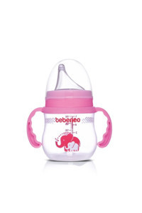 Bebeneo Akıtmaz Kulplu 6+ Ay 150 ml Alıştırma Bardağı Pembe