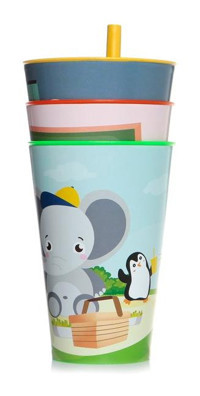 Baby Plus Pipetli Kulpsuz 400 ml Alıştırma Bardağı Sarı