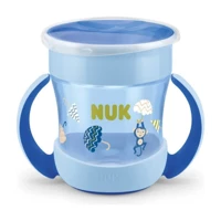 Nuk Akıtmaz Kulplu 6+ Ay 160 ml Alıştırma Bardağı Beyaz