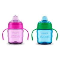 Philips Avent SCF551 Akıtmaz Kulplu 6+ Ay 200 ml Alıştırma Bardağı Pembe-Mavi