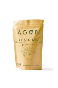 Agon Yeşil Killi Toz Yüz Maskesi 500 gr