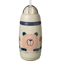 Tommee Tippee Pipetli Akıtmaz Kulpsuz 12+ Ay 260 ml Alıştırma Bardağı Gri