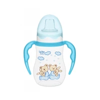 Wee Baby 754 Akıtmaz Kulplu 6+ Ay 250 ml Alıştırma Bardağı Mavi