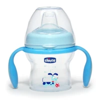 Chicco Akıtmaz Kulplu 6+ Ay 150 ml Alıştırma Bardağı Mavi