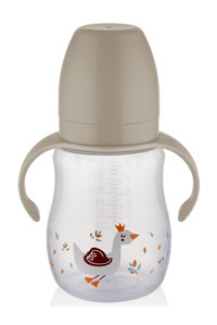 Babyjem Akıtmaz Kulplu 6+ Ay 250 ml Alıştırma Bardağı Vizon