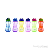 Bebedor IB21181 Pipetli Akıtmaz Kulpsuz 9+ Ay 330 ml Alıştırma Bardağı Mavi