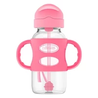 Dr.Browns Pipetli Akıtmaz Kulplu 6+ Ay 270 ml Alıştırma Bardağı Pembe