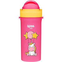 Wee Baby Pipetli Akıtmaz Kulpsuz 6+ Ay 300 ml Alıştırma Bardağı Pembe