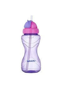 Bebedor 8504 Pipetli Akıtmaz Kulpsuz Alıştırma Bardağı Mor