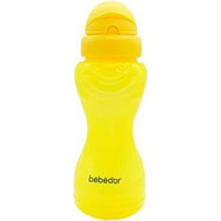 Bebedor Pipetli Akıtmaz Kulpsuz 9+ Ay 300 ml Alıştırma Bardağı Sarı
