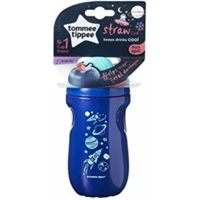 Tommee Tippee Pipetli Kulpsuz 12+ Ay 260 ml Alıştırma Bardağı Lacivert