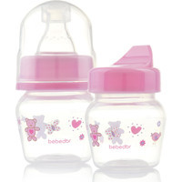 Bebedor B-20301 Akıtmaz Kulpsuz 0+ Ay 30 ml Alıştırma Bardağı Pembe