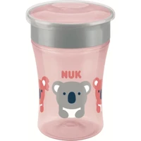 Nuk Akıtmaz Kulpsuz 230 ml Alıştırma Bardağı Pembe