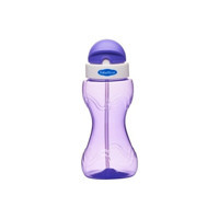 Baby Time BT501 Pipetli Akıtmaz Kulpsuz 240 ml Alıştırma Bardağı Mor
