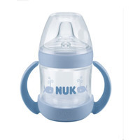 Nuk 743813M Akıtmaz Kulplu 6+ Ay 150 ml Alıştırma Bardağı Mavi