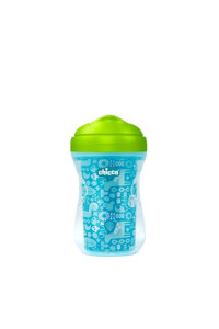 Chicco Akıtmaz Kulpsuz 14+ Ay 266 ml Alıştırma Bardağı Yeşil