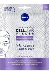 Nivea Hyaluron Cellular Nemlendiricili Soyulabilir Kağıt Yüz Maskesi 28 gr