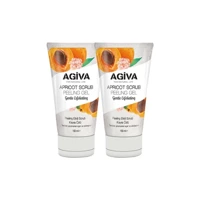 Agiva Kayısılı Siyah Nokta Karşıtı Jel Tüp Yüz Peelingi 2x150 ml