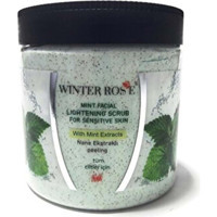 Winter Rose Naneli Siyah Nokta Karşıtı Leke Giderici Sıkılaştırıcı Krem Kavanoz Yüz Peelingi 500 ml
