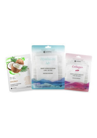 Jkosmec Coconut-Solution Hyaluron-Solution Collagen Nemlendiricili Kağıt Yüz Maskesi