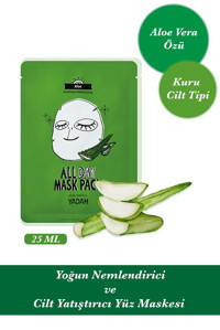 Yadah Soothing Jelly Yatıştırıcı Aloe Veralı Nemlendiricili Kağıt Yüz Maskesi