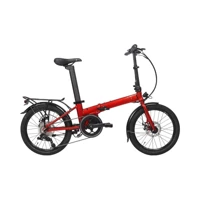 Dahon Unio E20 200 W 50 Km Menzil 9 Vites Katlanır Elektrikli Şehir / Tur Bisiklet Siyah Kırmızı