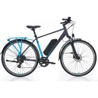 Carraro E Line E Life 250 W 7 Vites Elektrikli Şehir / Tur Bisiklet Siyah Turkuaz