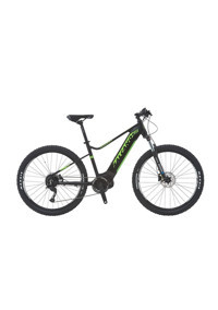 Salcano Cappadocia 3 250 W 50-70 Km Menzil 9 Vites Elektrikli Dağ Bisiklet Siyah Yeşil