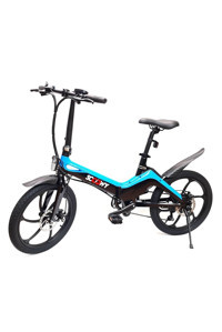 Scoowy VT-250 250 W 35 Km Menzil 6 Vites Elektrikli Şehir / Tur Bisiklet Siyah Turkuaz