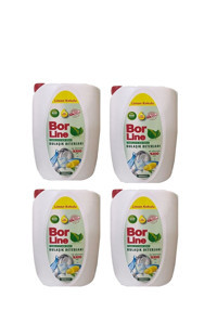 Bor Line Bor Katkılı Limon Kokulu Sıvı El Bulaşık Deterjanı 4x4 lt