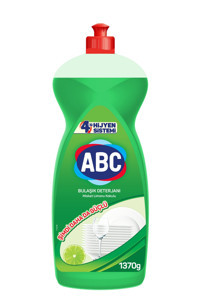 ABC Hijyen Limon Kokulu Sıvı El Bulaşık Deterjanı 1370 ml