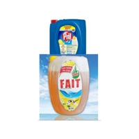 Contes Fait Limon Kokulu Sıvı El Bulaşık Deterjanı 5 lt + Pril 4 lt