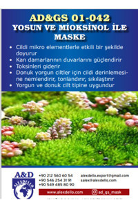 Alexdello Yosun Ve Mioksinol Nemlendiricili Toz Yüz Maskesi