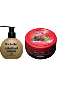 Black & Red Gold Killi Nemlendiricili Soyulabilir Krem Yüz Maskesi 250 ml+400 gr