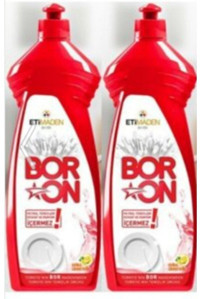 Eti Maden Boron Limon Kokulu Sıvı El Bulaşık Deterjanı 2x650 ml