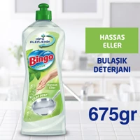 Bingo Hassas Eller Sıvı El Bulaşık Deterjanı 675 ml
