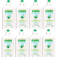 Clean Green Portakal Yağı Kokulu Organik Sıvı El Bulaşık Deterjanı 8x730 ml