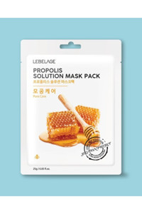 Lebelage Propolis Solüsyon Nemlendiricili Soyulabilir Kağıt Yüz Maskesi