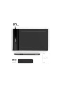 Veikk S640 7.2 inç Ekranlı Kalemli Kablolu Grafik Tablet Siyah