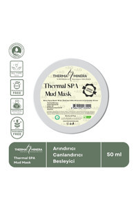 Thermaminera Sılver Spirulina Nemlendiricili Soyulabilir Krem Yüz Maskesi