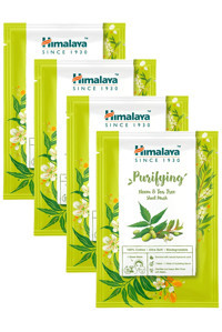 Himalaya Purifying Nemlendiricili Kağıt Yüz Maskesi 4x30 gr