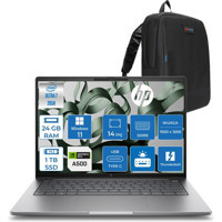 Hp Zbook 8 G1I Intel Core Ultra 7 265H 24GB Ddr5 1tb SSD 4GB/RTXA500 14" Wuxga Düşük Mavi Işık 300NIT %100 Srgb Windows 11 Pro Taşınabilir Iş Istasyonu B30HCESP06 + Zettaçanta - 1 TB - 24 GB