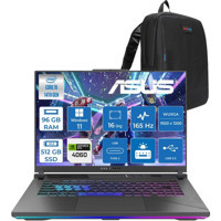 Asus Rog Strix G16 G614JVR 14. Nesil Intel I9-14900HX 96GB Ddr5 512GB SSD RTX4060/8GB 140W 16 Inç (1920 x 1200, Wuxga) 165Hz IPS WIN11HOME Gaming Bilgisayar WN3095H32+ZETTAÇANTA - 512 GB - 96 GB