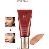Missha M Perfect Cover No: 27 Hassas Ciltler İçin Suya Dayanıklı Su Bazlı BB Krem Açık Ton